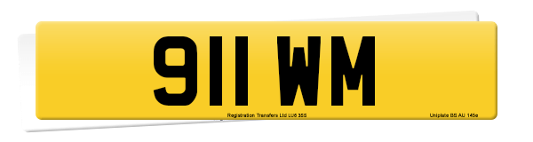 Registration number 911 WM